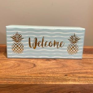 Welcome Tabletop Decor